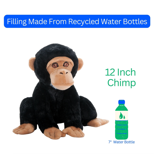 12" Earth Keeperz Chimp Stuffed Animal