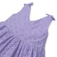 Organic Lavender Eyelet Organic Dress