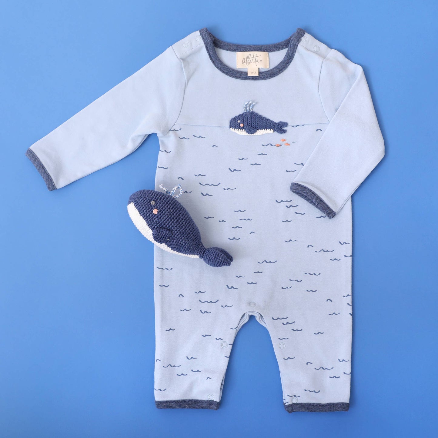 Baby Whale Playsuit Romper