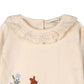 Organic Woodland Embroidered Knit Sweater and Pant Set