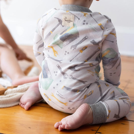 Organic Tool Box Zip Pajamas