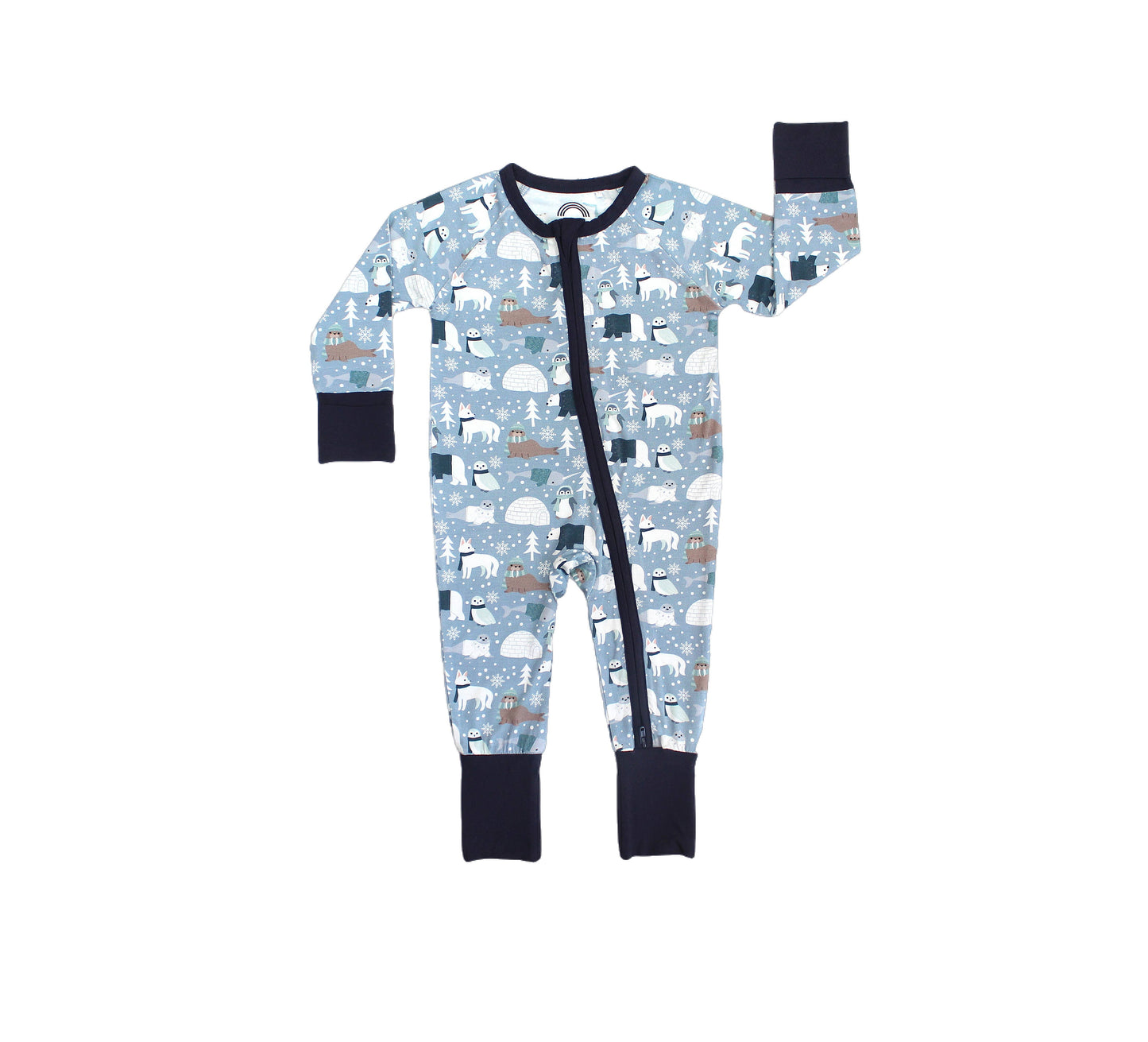 Polar Pals Bamboo Convertible Pajamas