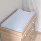 Pima Bassinet Sheet/Changing Pad Cover- Light Blue