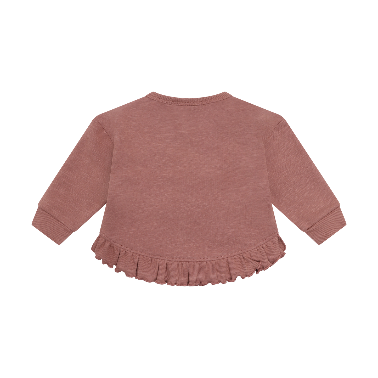 Organic Cat Ruffle Textured Sweatshirt