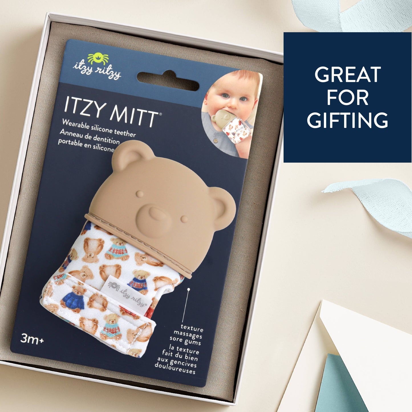 Vintage Bear Itzy Teething Mitt