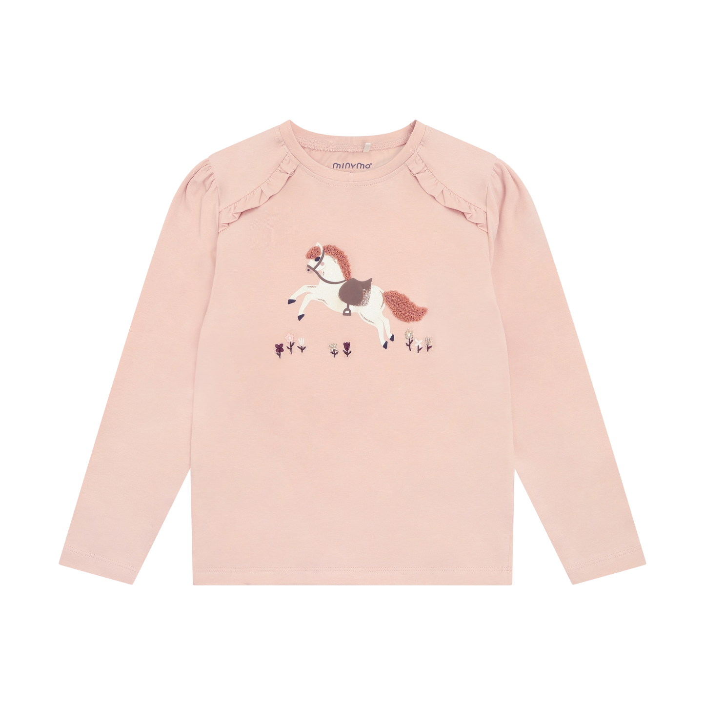 Organic Horse Textured Long Sleeve Shirt