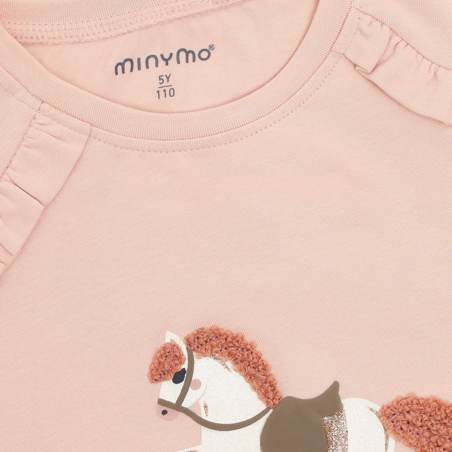 Organic Horse Textured Long Sleeve Shirt