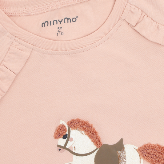 Organic Horse Textured Long Sleeve Shirt