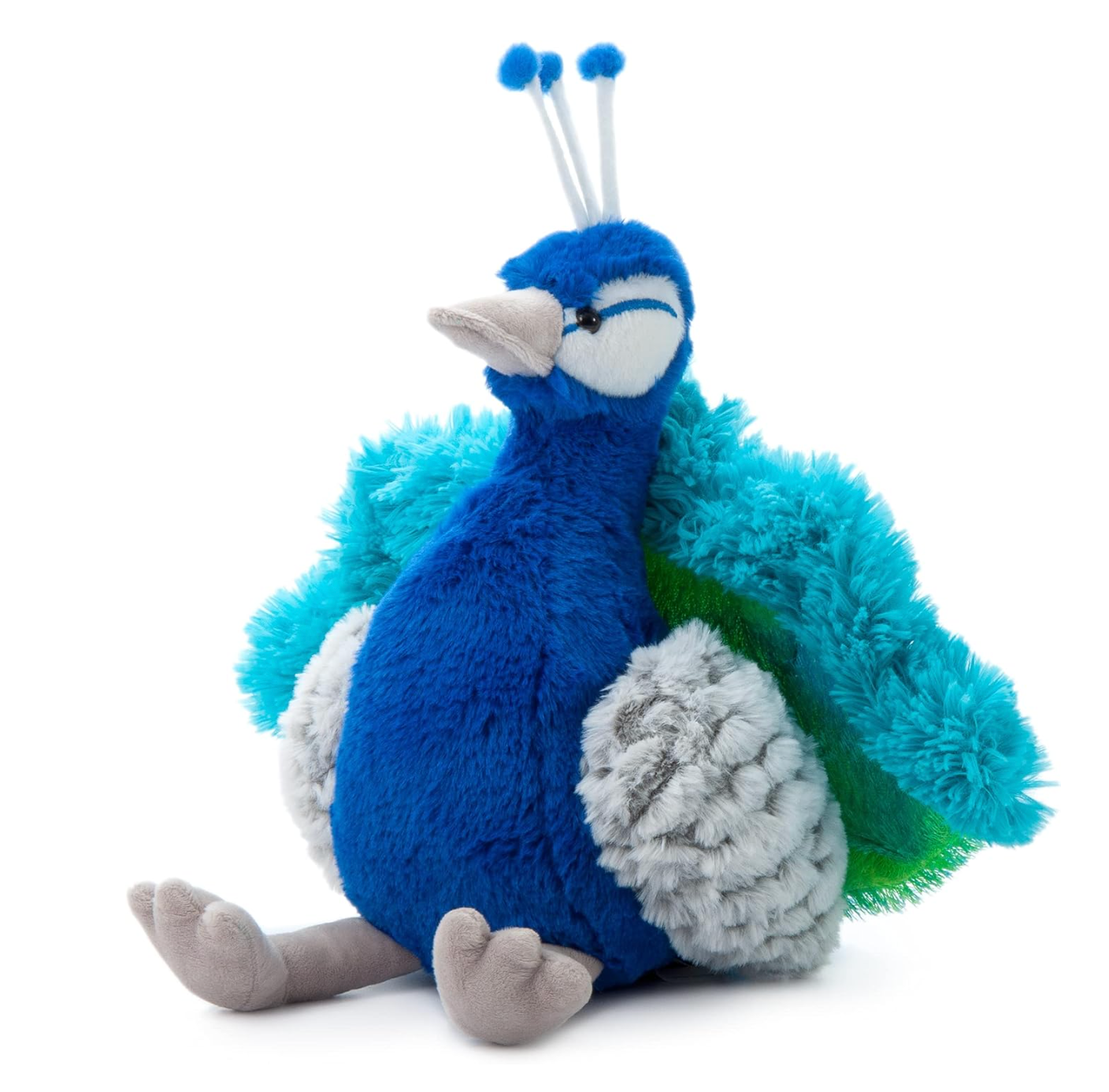 12" Wild Onez Peacock Bird Stuffed Animal