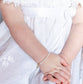 14K Gold-Plated Pearl Bracelet: Medium 1-5 Years