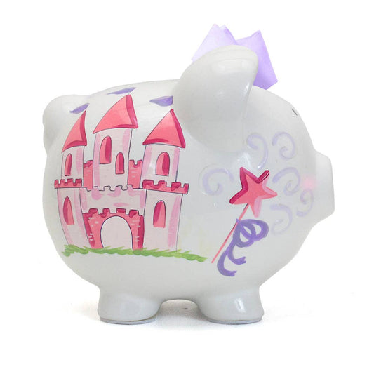 Magic Fairy Castle Large Piggy Bank