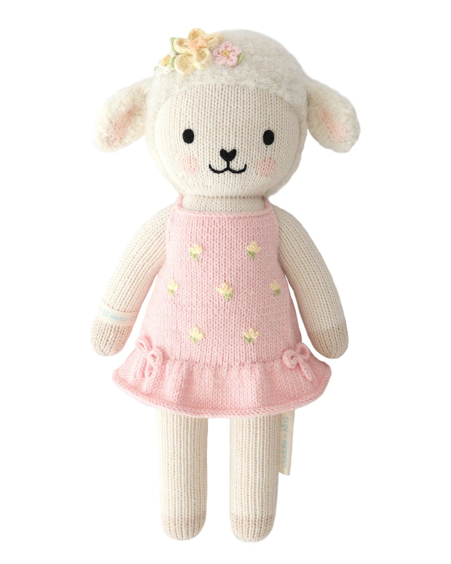 Eleanor the Lamb Knitted Animal: Little - 13"