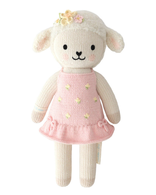 Eleanor the Lamb Knitted Animal: Little - 13"