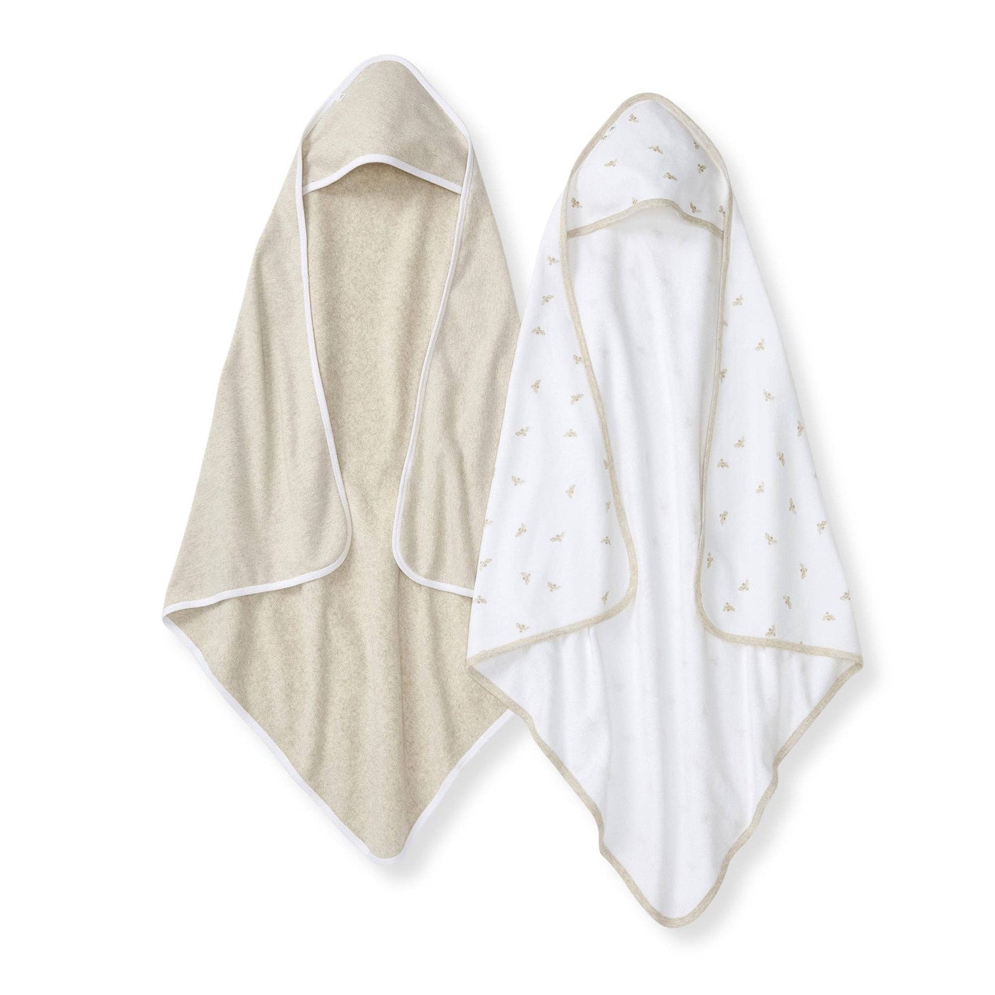 Golden Bee Organic Cotton Hooded Towels-2 Pack