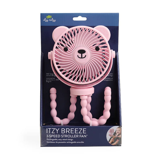 Itzy Breeze 3-Speed Stroller Fan™ - Pink