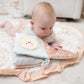 Violet Floral Ruffle Quilted Play Mat