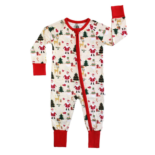 Cozy Christmas Bamboo Convertible Pajamas