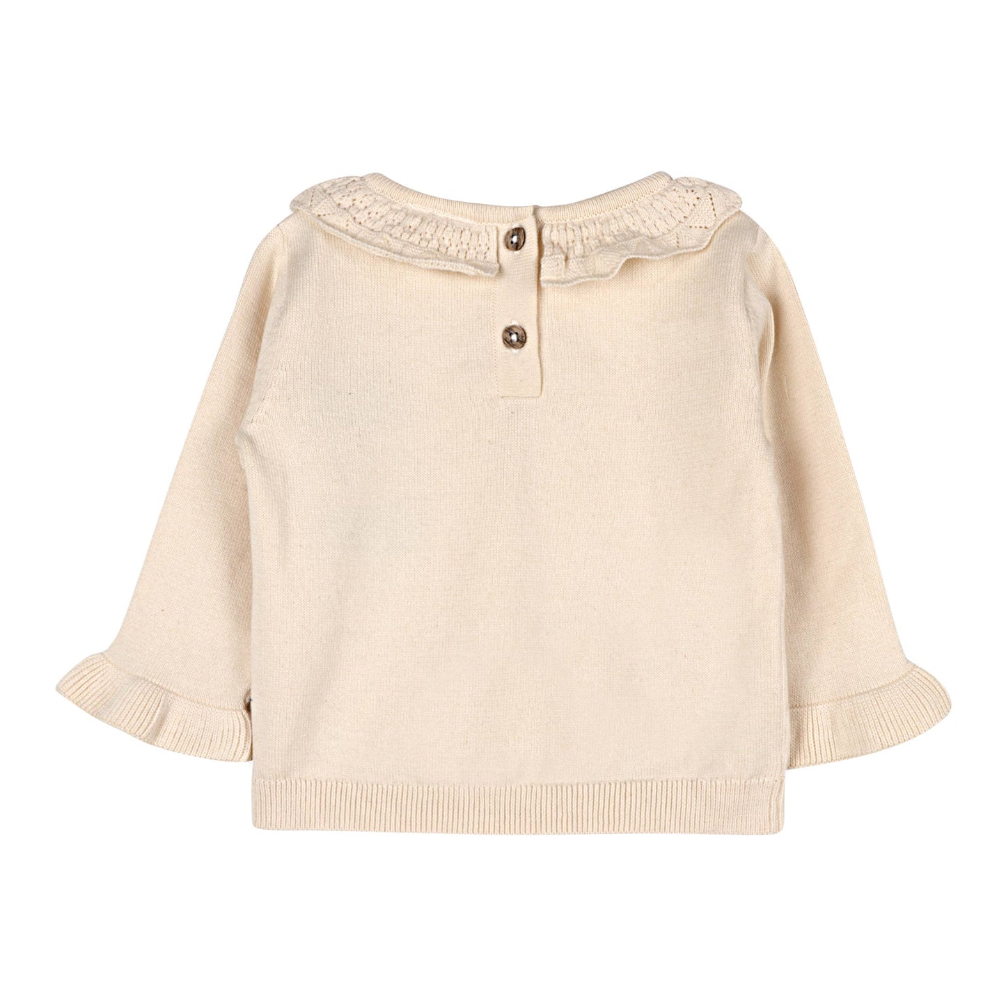 Organic Woodland Embroidered Knit Sweater and Pant Set