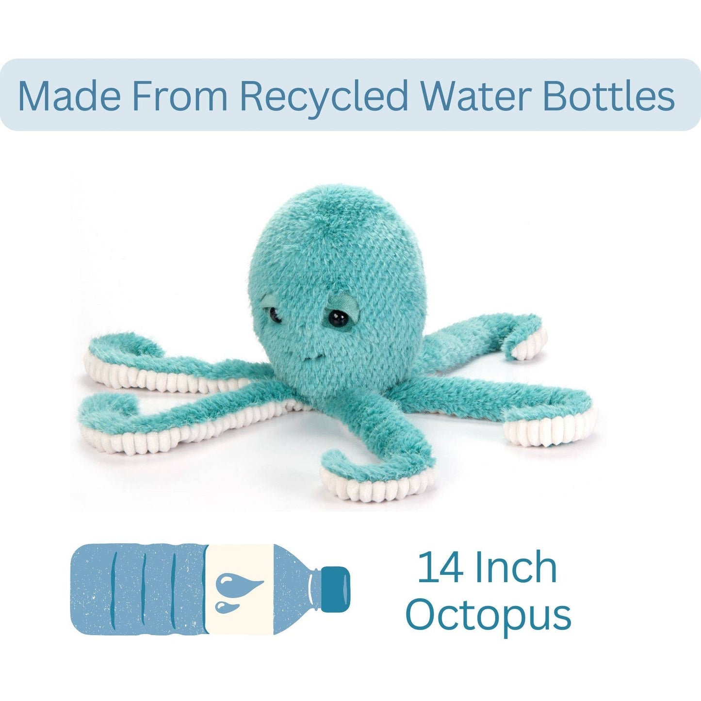 14" Sea Fuzzlez Octopus Stuffed Animal