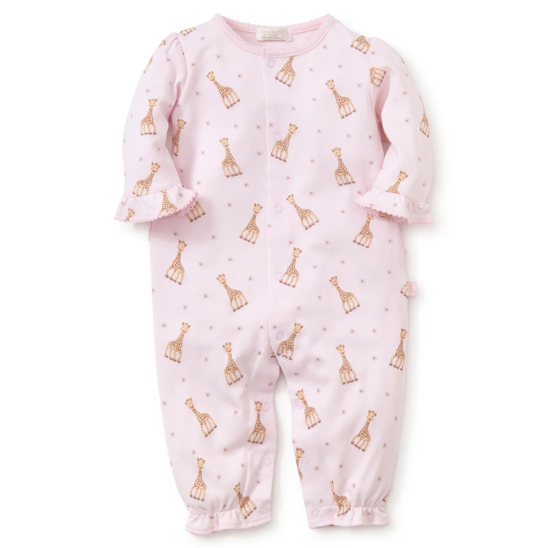 Sophie la Girafe Pink Pima Playsuit