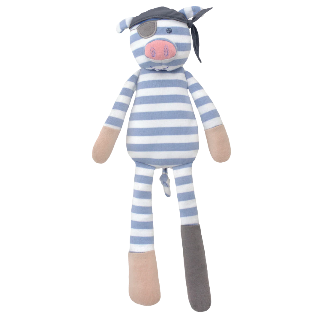 Organic Pirate Pig Plush Toy