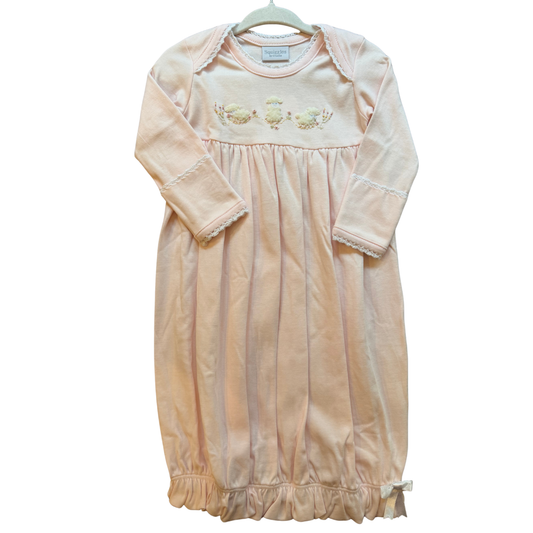3 Lambs Hand Embroidered Pima Gown