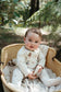 Organic Zip Applique Oak Leaf Footie Set