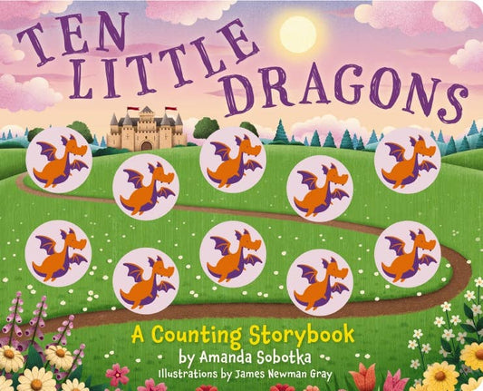 Ten Little Dragons Board Book