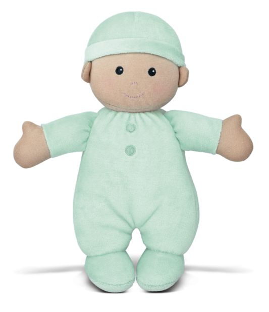 Organic First Baby Doll: Mint
