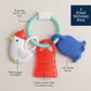 Bitzy Teether Nautical Charms