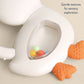 Goose Bitzy Shake Silicone Teether Rattle