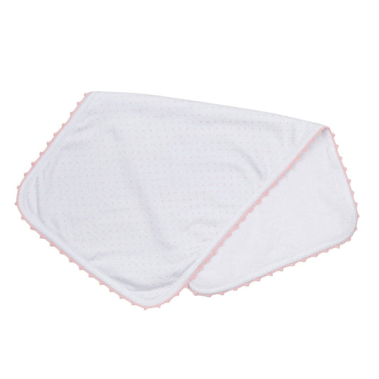 Pink Little Love Pima Burp Cloth