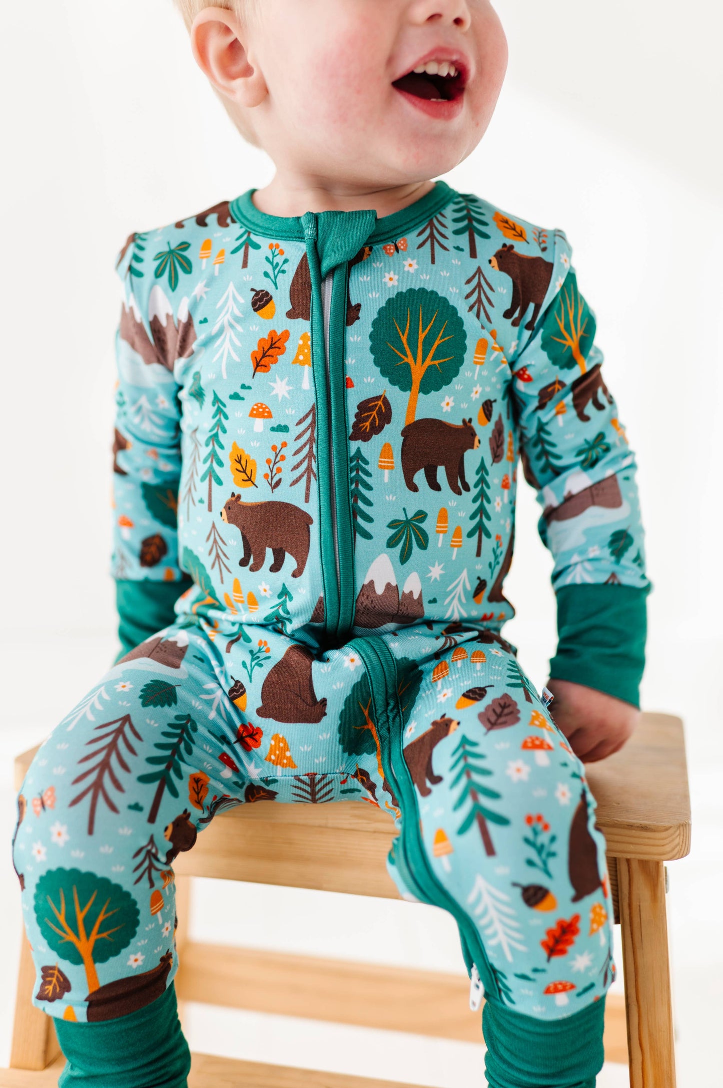 Woody Woodland Bamboo Pajamas