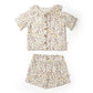 Organic Wild Meadow Collared Shirt & Shorts Set