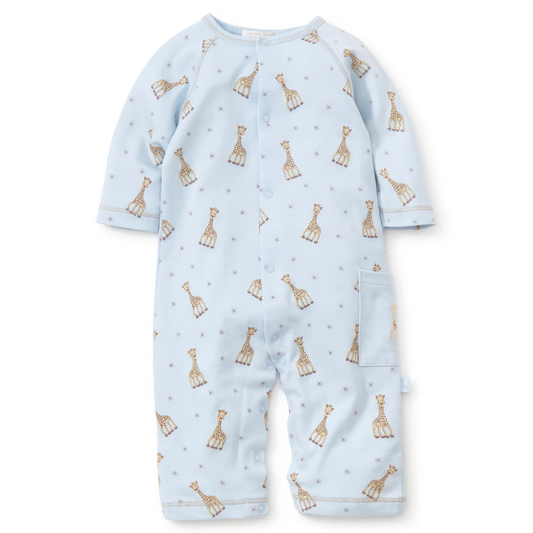 Sophie la Girafe Blue Pima Playsuit