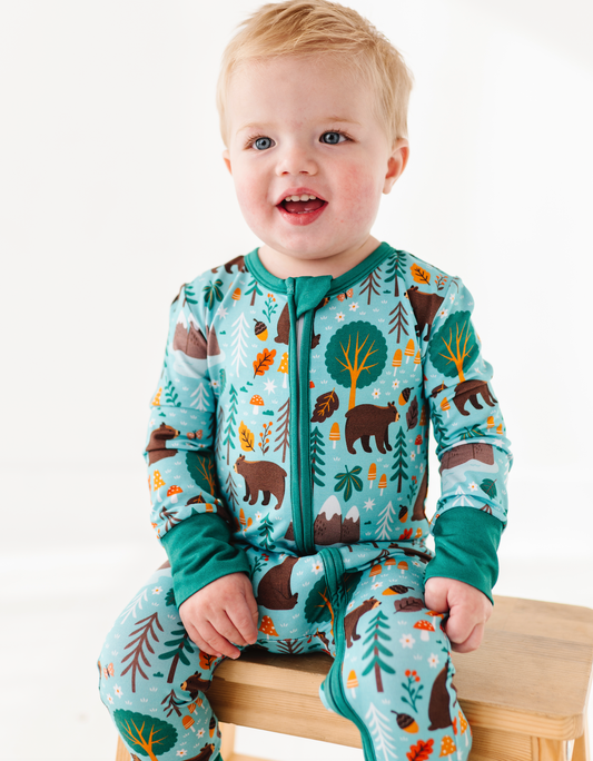 Woody Woodland Bamboo Pajamas