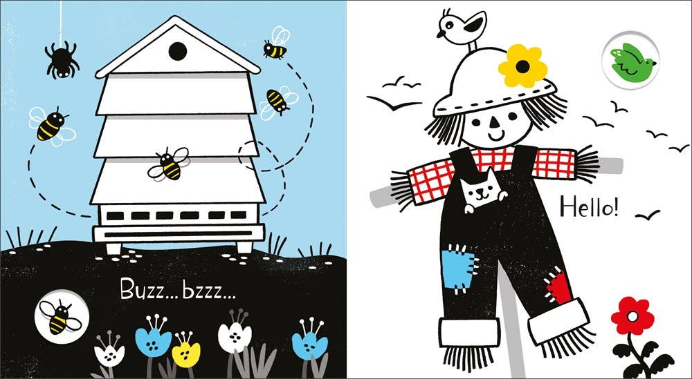Baby's Black and White Farm Board Book
