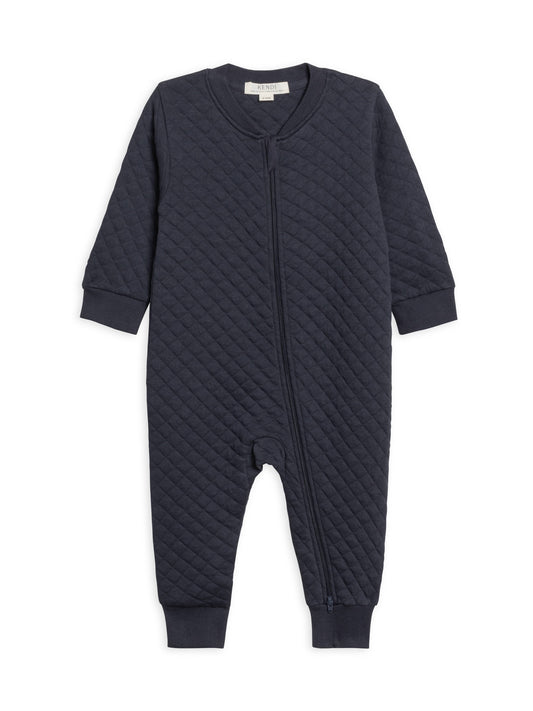 Organic Brighton Quilted Jacquard Romper