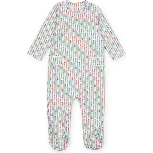 Preston Pima Romper - Nutcracker Stripe