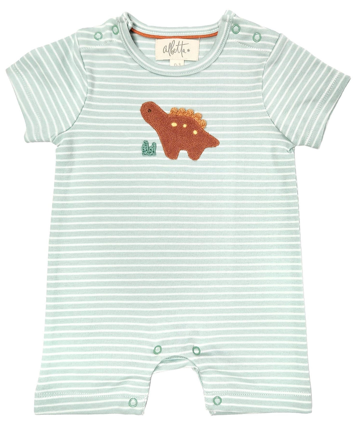 Applique Terry Dino Romper