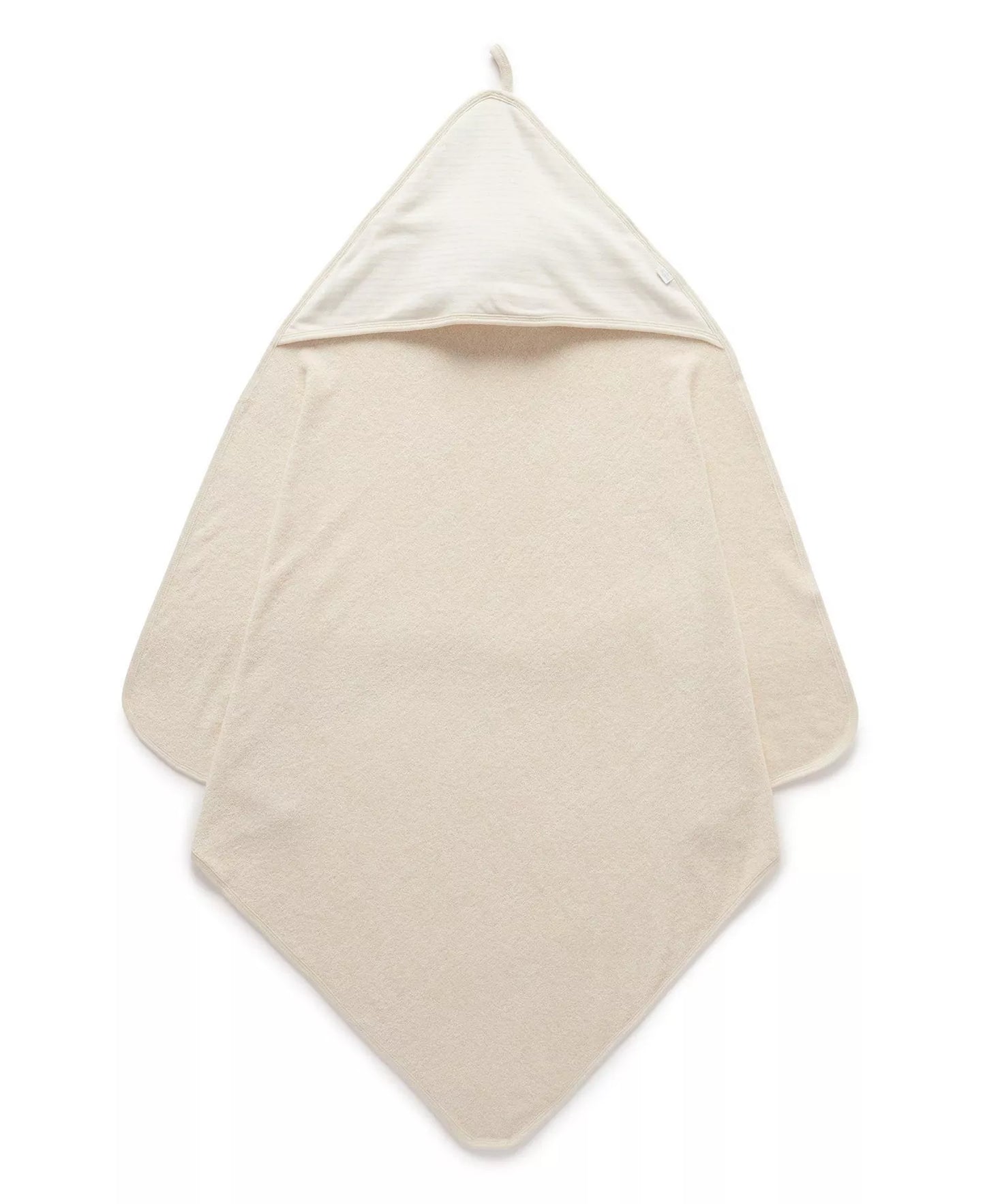 Organic Hooded Towel - Wheat Melange