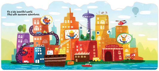 Here Come the Helpers Board Book