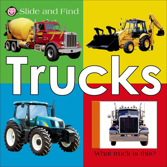 Trucks Slide and Find Book