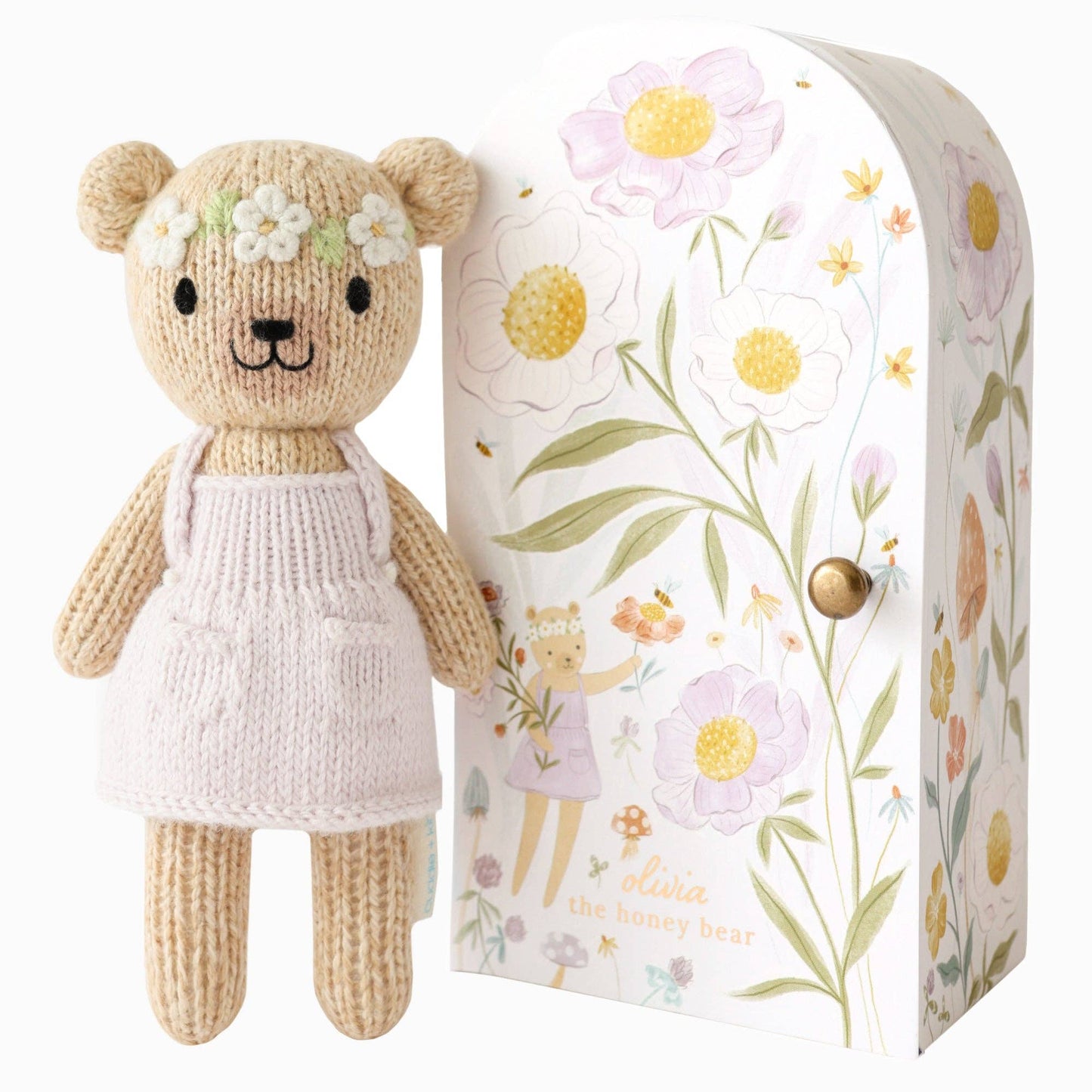Tiny Olivia the Honey Bear Stuffed Animal