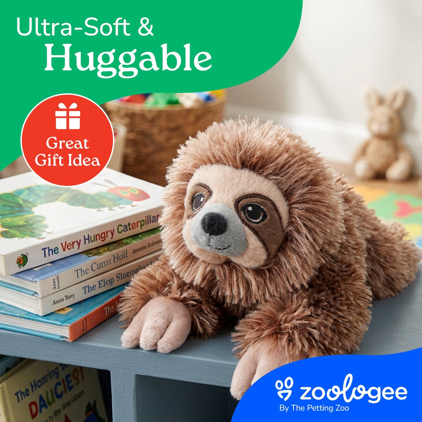10" Earth Keeperz Sloth Stuffed Animal
