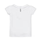 Organic Knit Shirt with White Petal Sleeves