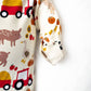 Farm Friends Bamboo Gown and Hat Set