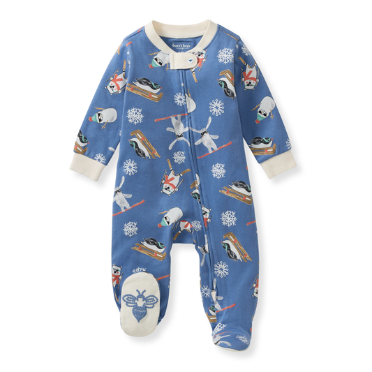 Meet Me on the Mountain Organic Footie Pajamas