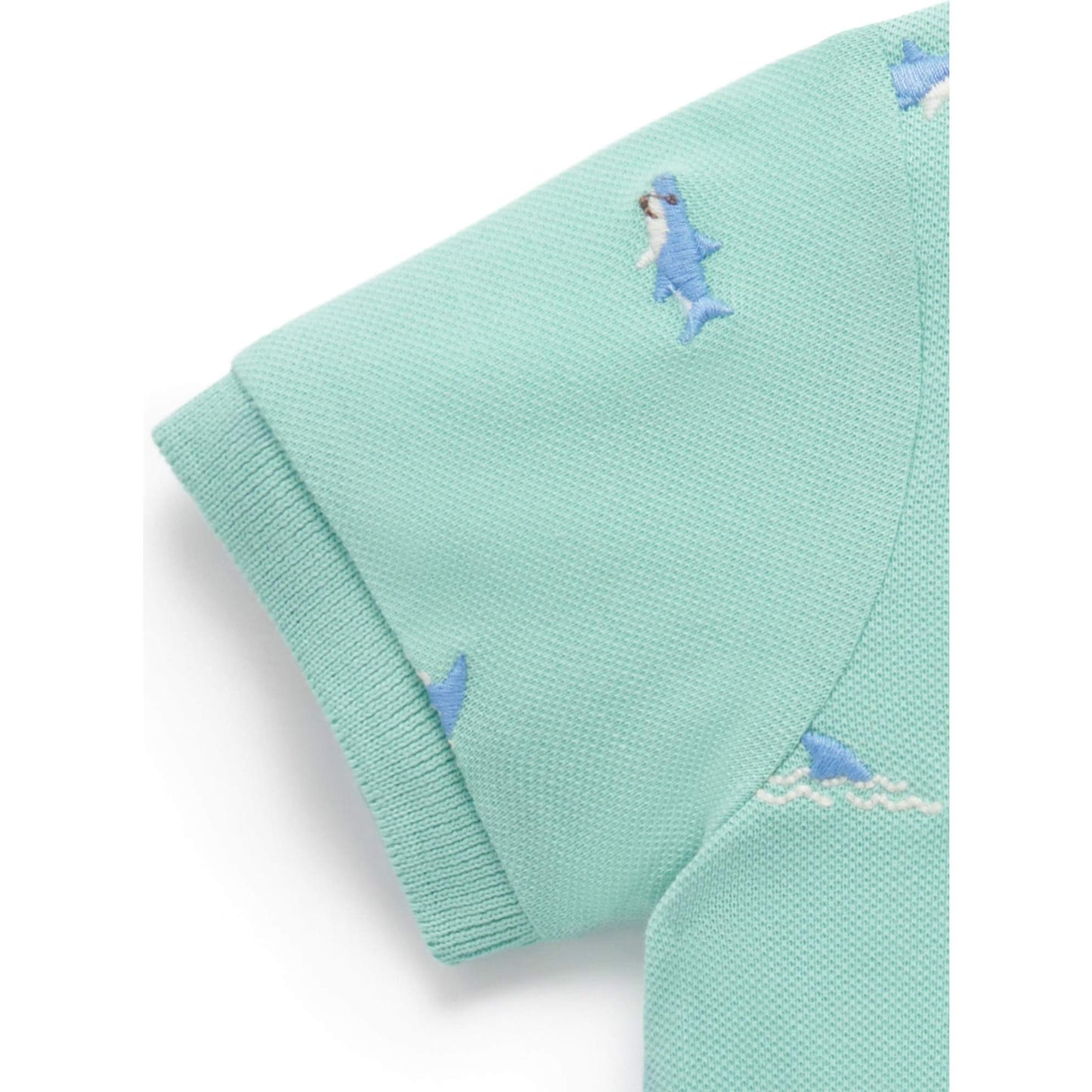 Organic Shark Polo Shirt & Shorts Set