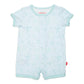 Shine Bright Like A Starfish Organic Henley Magnetic Romper